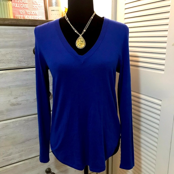 Lauren Ralph Lauren Blue Long Sleeve Sweater XS - Picture 1 of 5